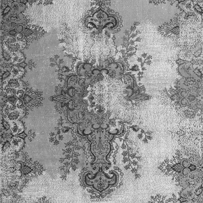 Medallion Gray Traditional Rug, tr3793gry