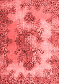 Medallion Red Traditional Rug, tr3793red