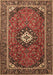 Medallion Brown Traditional Rug, tr3794brn