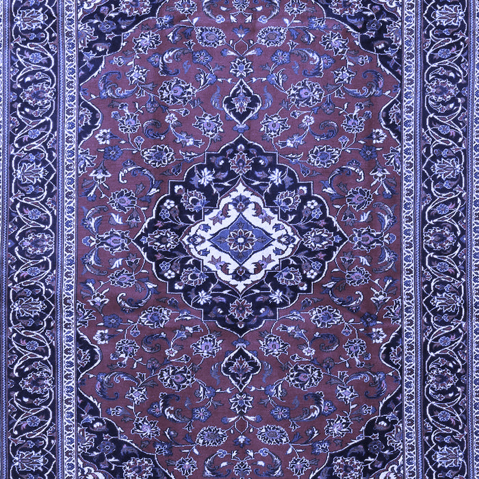 Medallion Blue Traditional Rug, tr3794blu