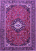 Medallion Purple Traditional Rug, tr3794pur