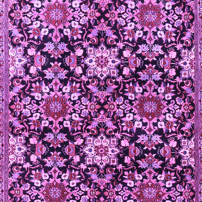 Machine Washable Persian Purple Traditional Area Rugs, wshtr3795pur