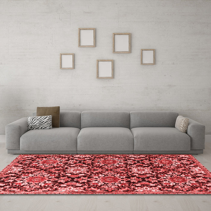Traditional Red Washable Rugs