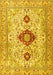 Persian Yellow Traditional Rug, tr3796yw