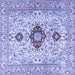 Square Persian Blue Traditional Rug, tr3796blu