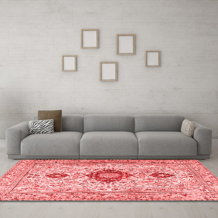 Traditional Red Washable Rugs