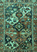 Persian Turquoise Traditional Rug, tr3797turq