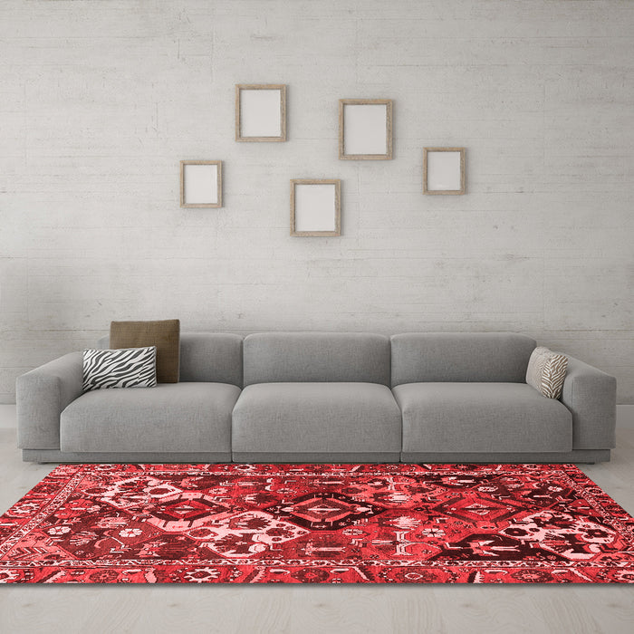 Traditional Red Washable Rugs