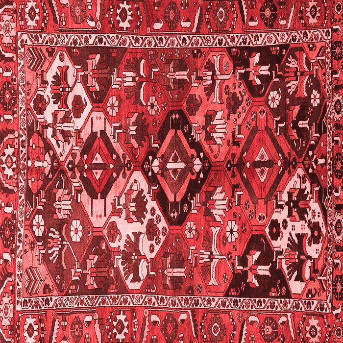 Machine Washable Persian Red Traditional Rug, wshtr3797red