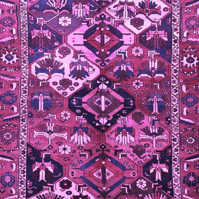 Machine Washable Persian Purple Traditional Area Rugs, wshtr3797pur