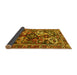 Sideview of Persian Yellow Traditional Rug, tr3797yw