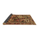 Sideview of Persian Brown Traditional Rug, tr3797brn