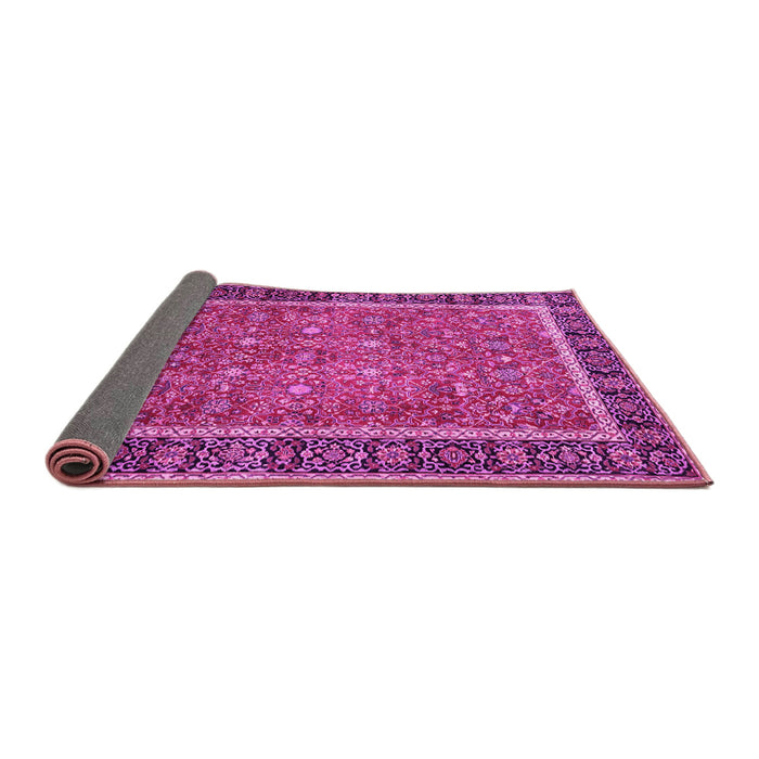 Sideview of Persian Pink Traditional Rug, tr3798pnk