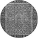 Machine Washable Persian Gray Traditional Rug, wshtr3798gry