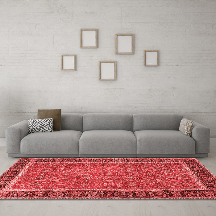 Traditional Red Washable Rugs