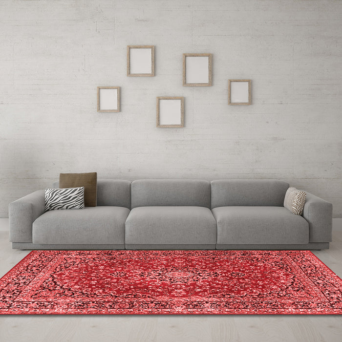 Traditional Red Washable Rugs
