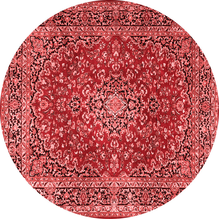 Machine Washable Persian Red Traditional Rug, wshtr3799red
