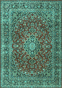 Persian Turquoise Traditional Rug, tr3799turq