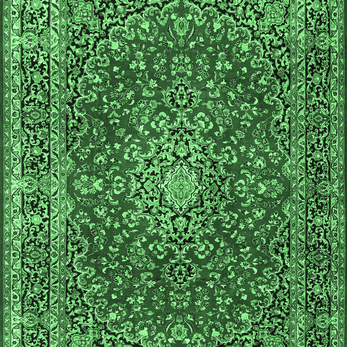 Persian Emerald Green Traditional Rug, tr3799emgrn