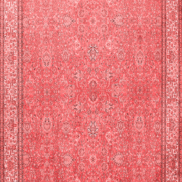 Machine Washable Persian Red Traditional Rug, wshtr379red