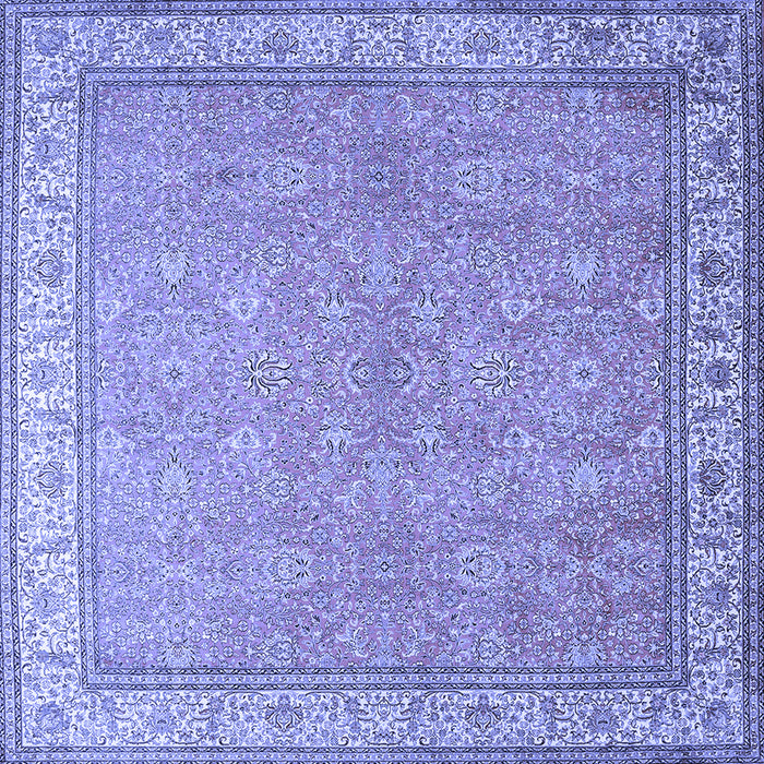 Square Persian Blue Traditional Rug, tr379blu