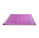 Sideview of Machine Washable Persian Purple Traditional Area Rugs, wshtr379pur