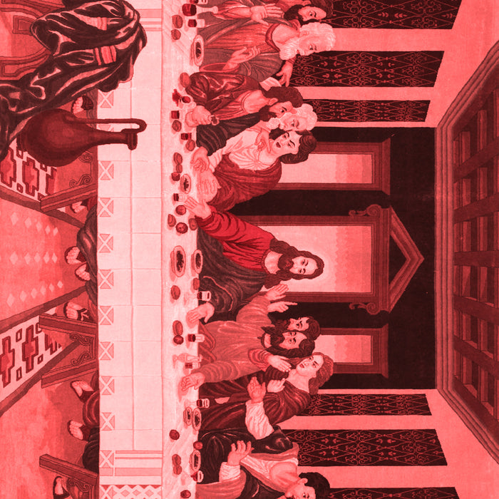 Persian Red Traditional Area Rugs