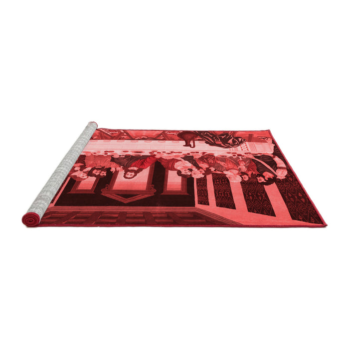 Traditional Red Washable Rugs