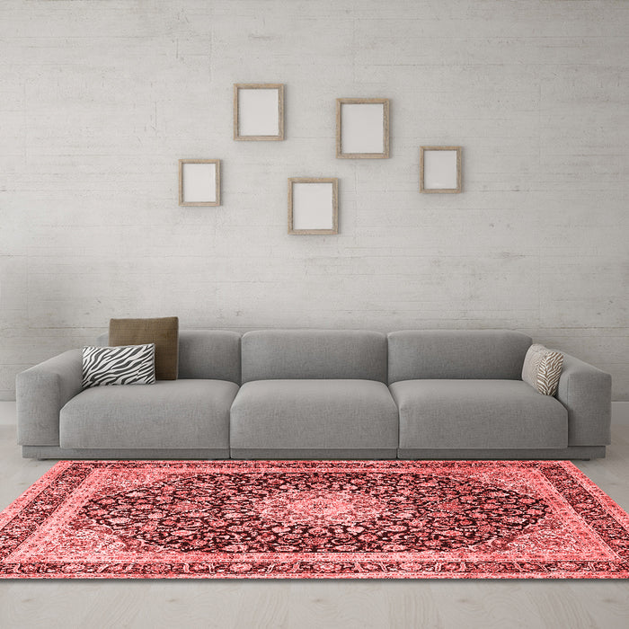 Traditional Red Washable Rugs