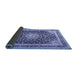 Sideview of Persian Blue Traditional Rug, tr3800blu