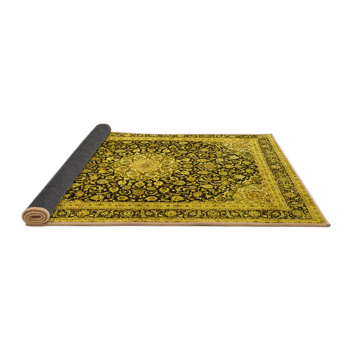Sideview of Persian Yellow Traditional Rug, tr3800yw