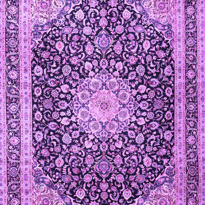 Machine Washable Persian Purple Traditional Area Rugs, wshtr3800pur