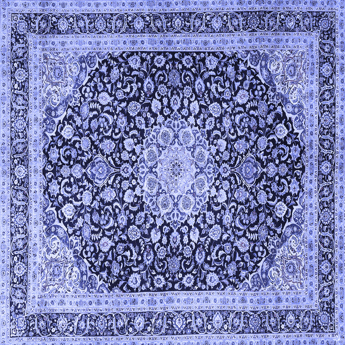 Square Persian Blue Traditional Rug, tr3800blu