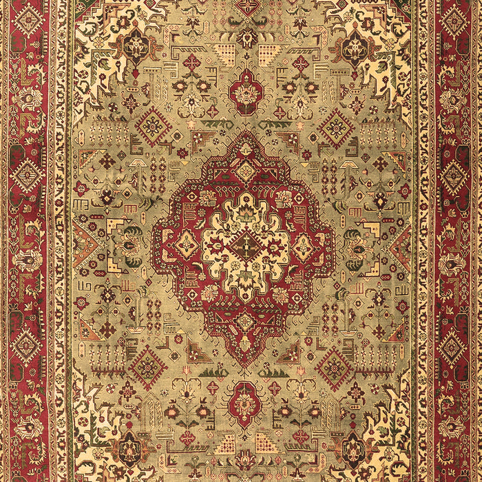 Machine Washable Persian Brown Traditional Rug, wshtr3801brn
