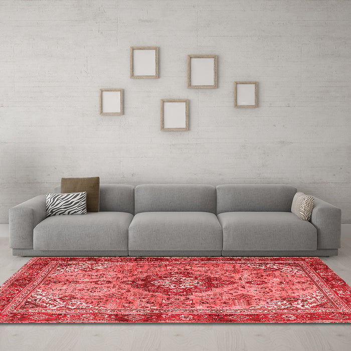 Traditional Red Washable Rugs