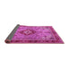 Sideview of Persian Pink Traditional Rug, tr3801pnk