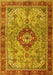 Machine Washable Persian Yellow Traditional Rug, wshtr3801yw