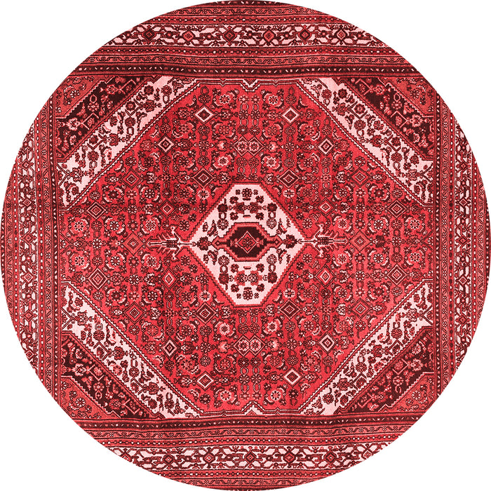 Machine Washable Persian Red Traditional Rug, wshtr3802red