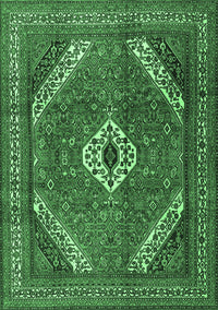 Persian Emerald Green Traditional Rug, tr3802emgrn