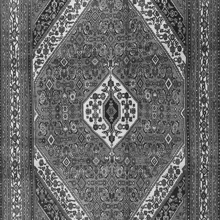 Serging Thickness of Machine Washable Persian Gray Traditional Rug, wshtr3802gry