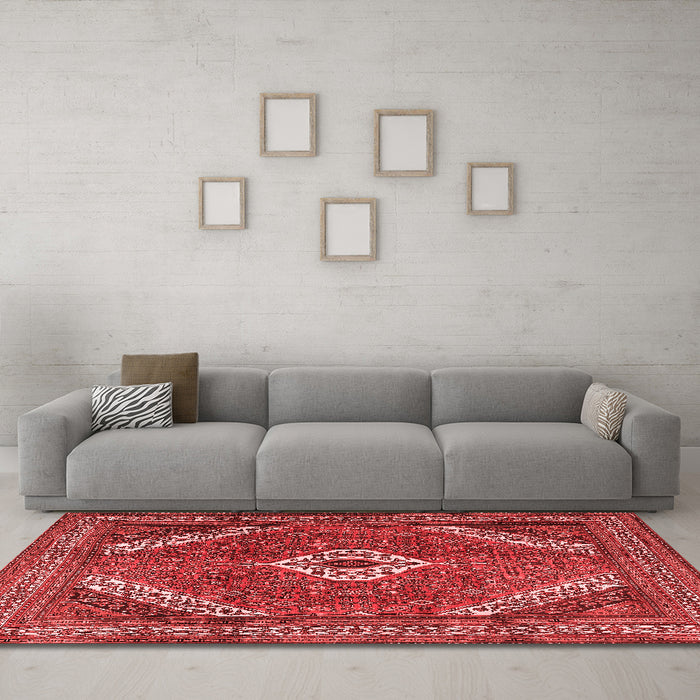 Traditional Red Washable Rugs