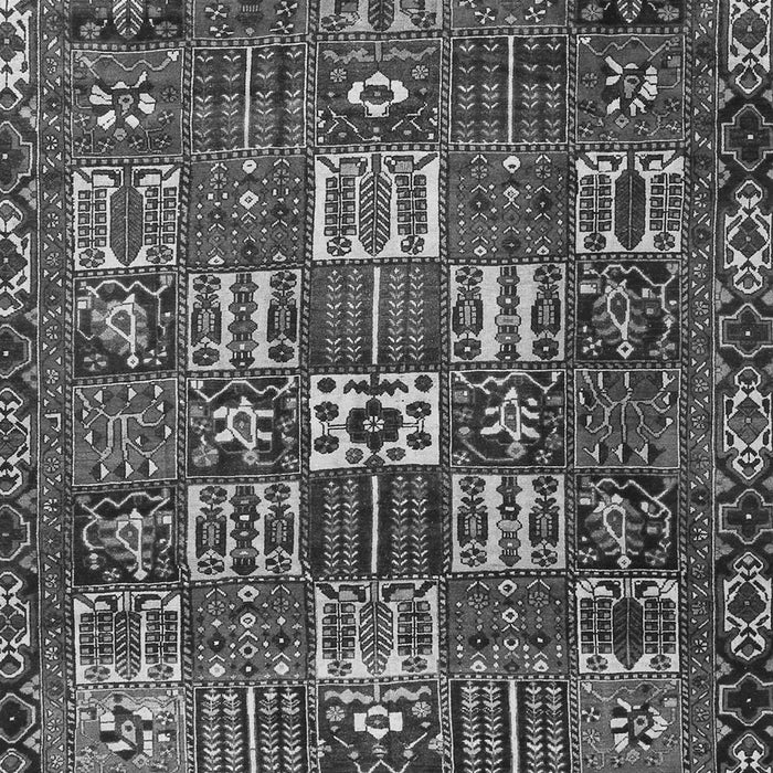 Serging Thickness of Machine Washable Persian Gray Traditional Rug, wshtr3803gry