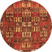 Machine Washable Persian Orange Traditional Area Rugs, wshtr3803org