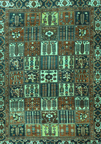 Persian Turquoise Traditional Rug, tr3803turq