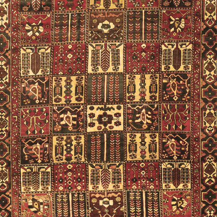 Machine Washable Persian Brown Traditional Rug, wshtr3803brn