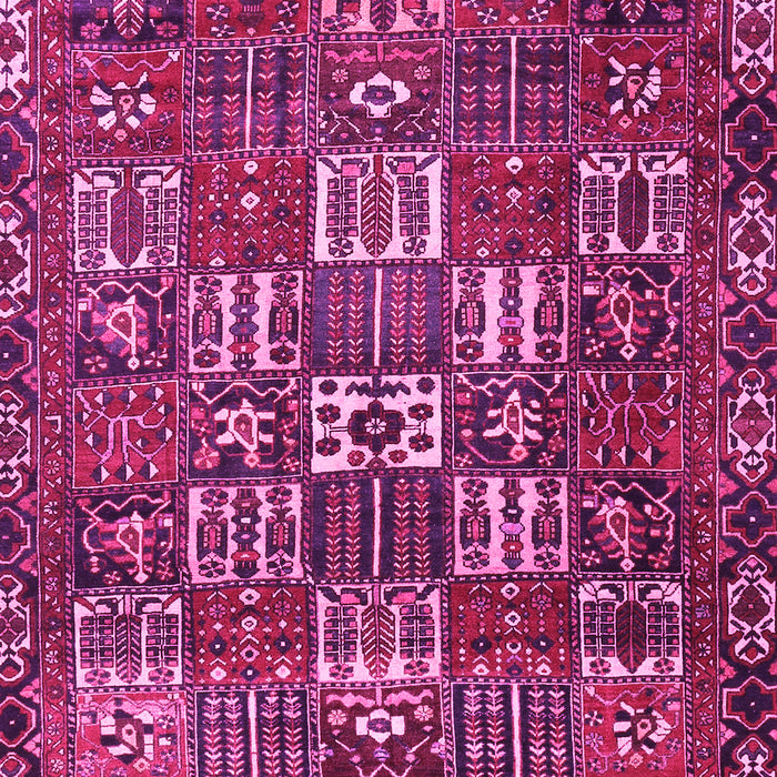 Machine Washable Persian Pink Traditional Rug, wshtr3803pnk