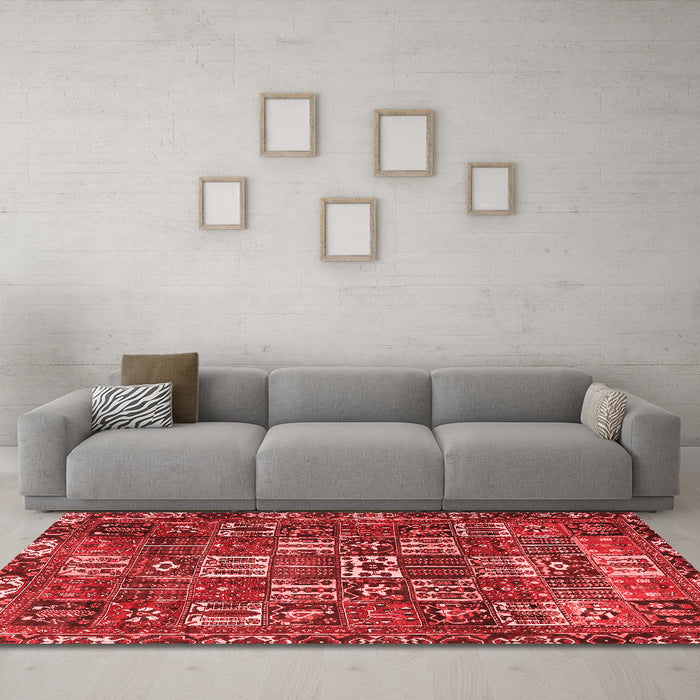Traditional Red Washable Rugs