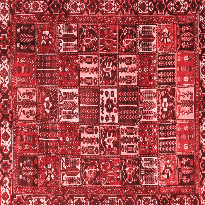 Machine Washable Persian Red Traditional Rug, wshtr3803red