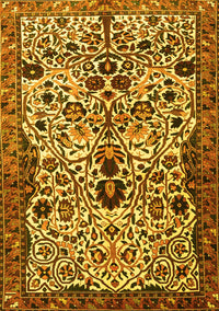 Persian Yellow Traditional Rug, tr3804yw