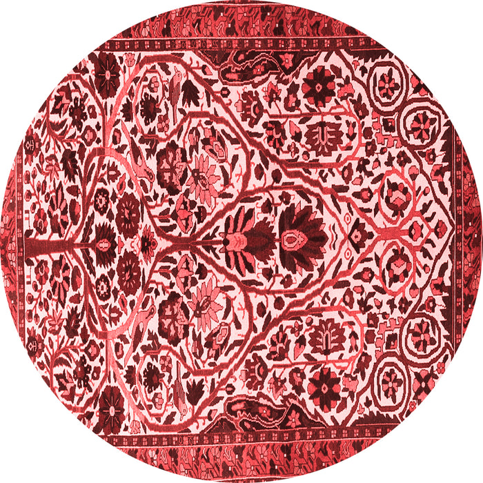 Machine Washable Persian Red Traditional Rug, wshtr3804red